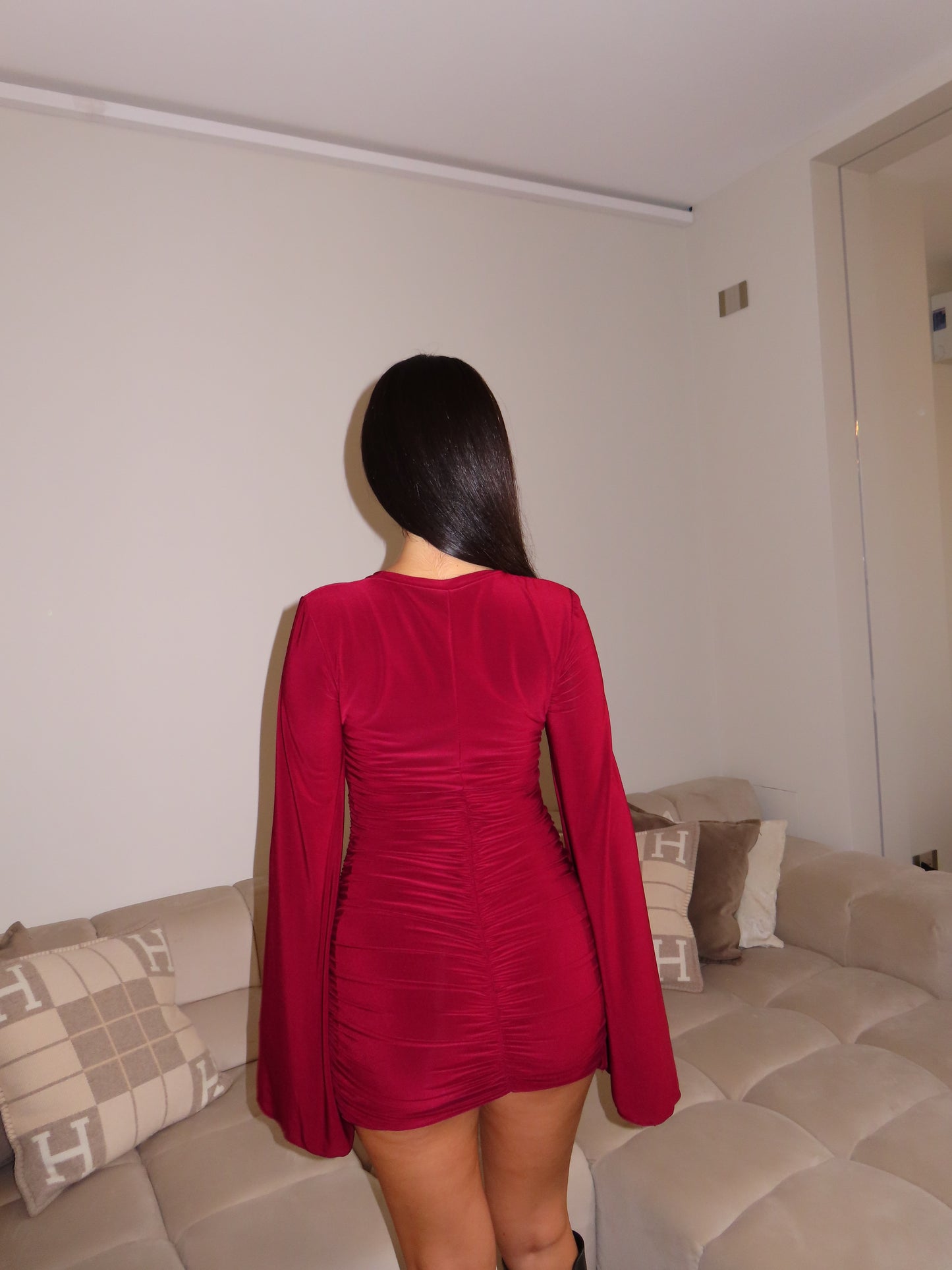 DRESS MAGNIFIC rosso