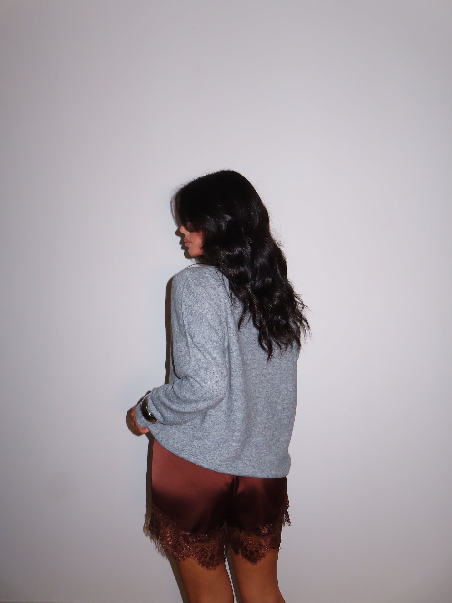MAGLIONE V grigio