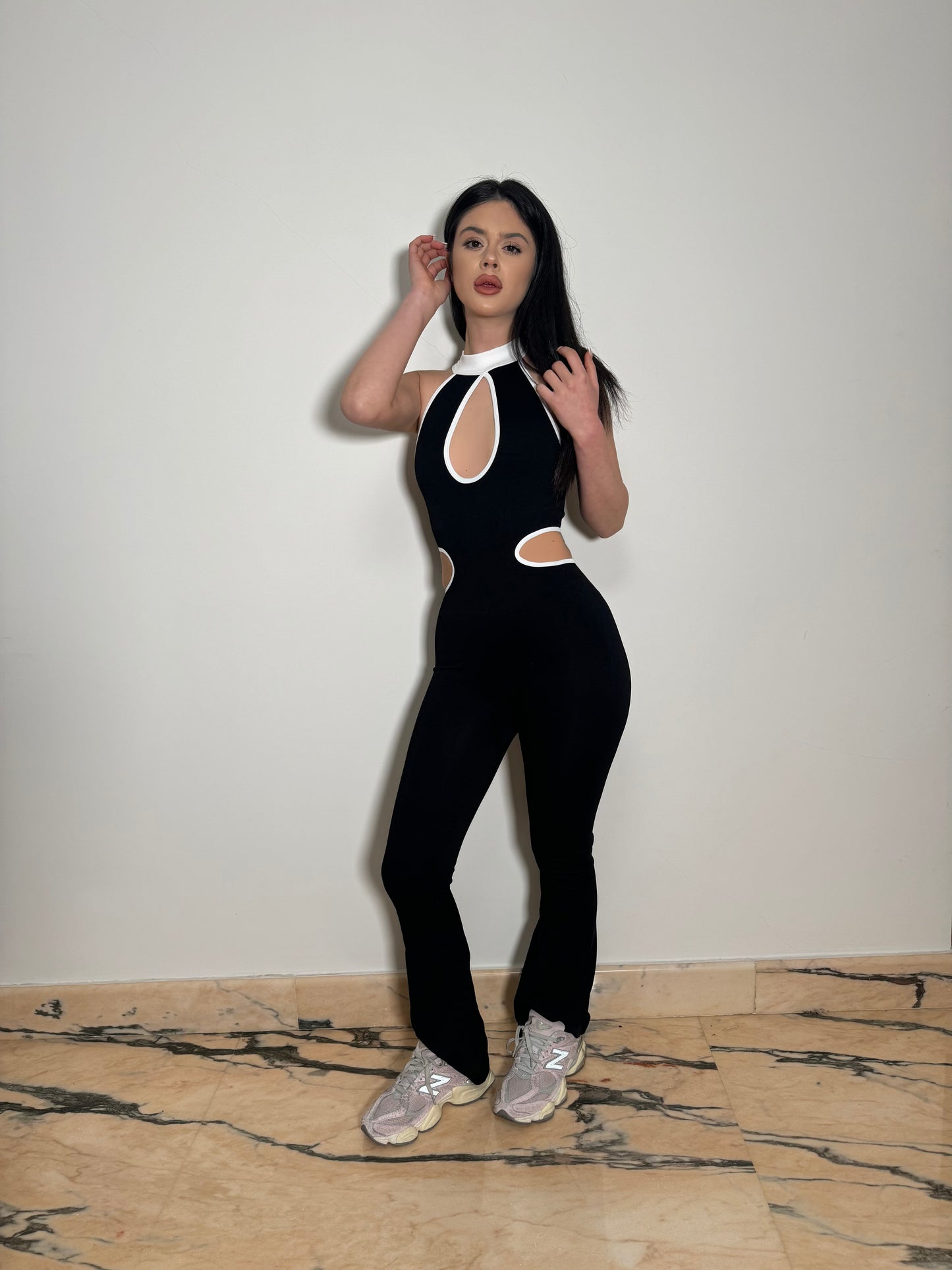 JUMPSUIT VIRGIN nero