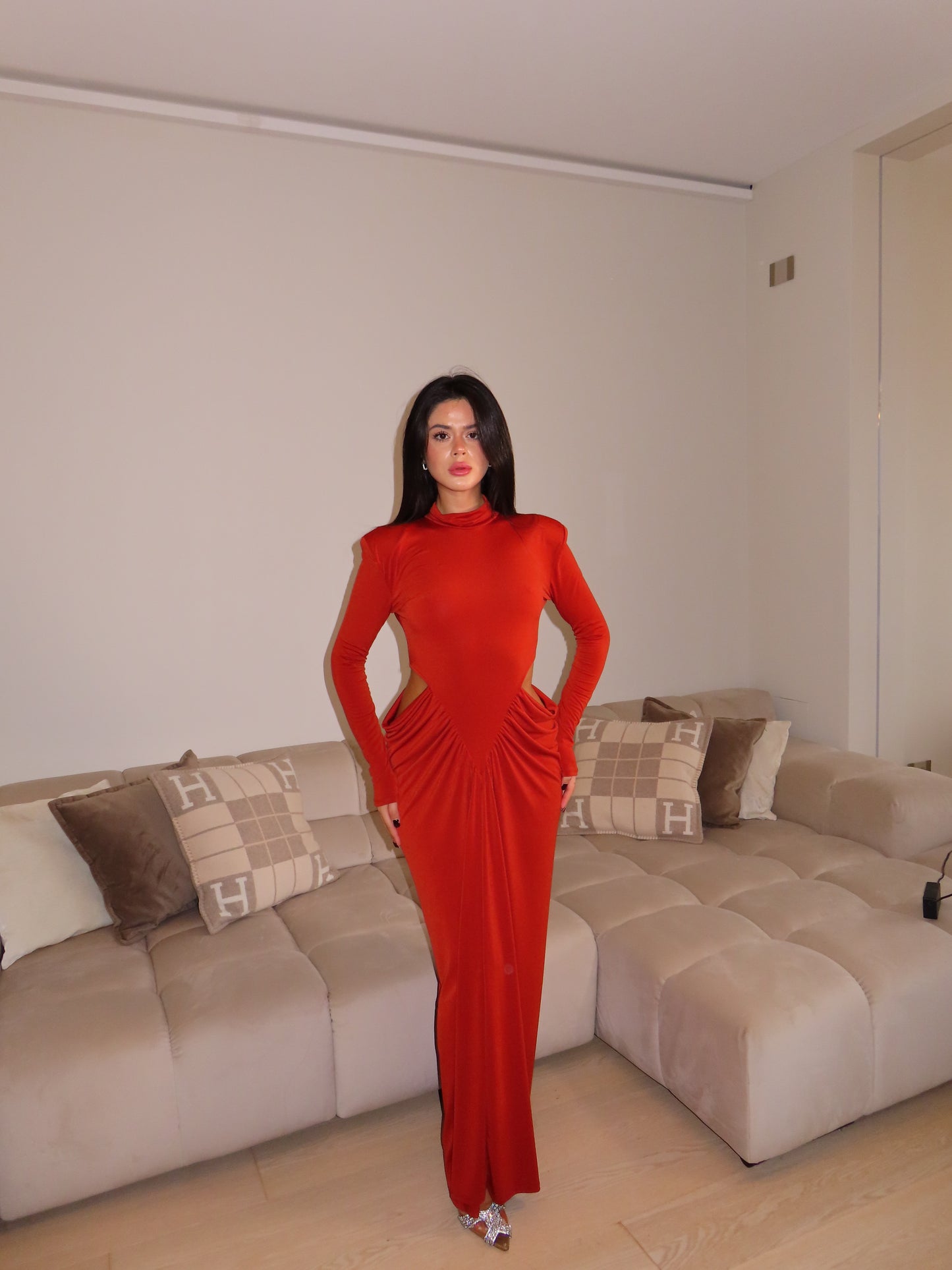DRESS MANCINI arancio