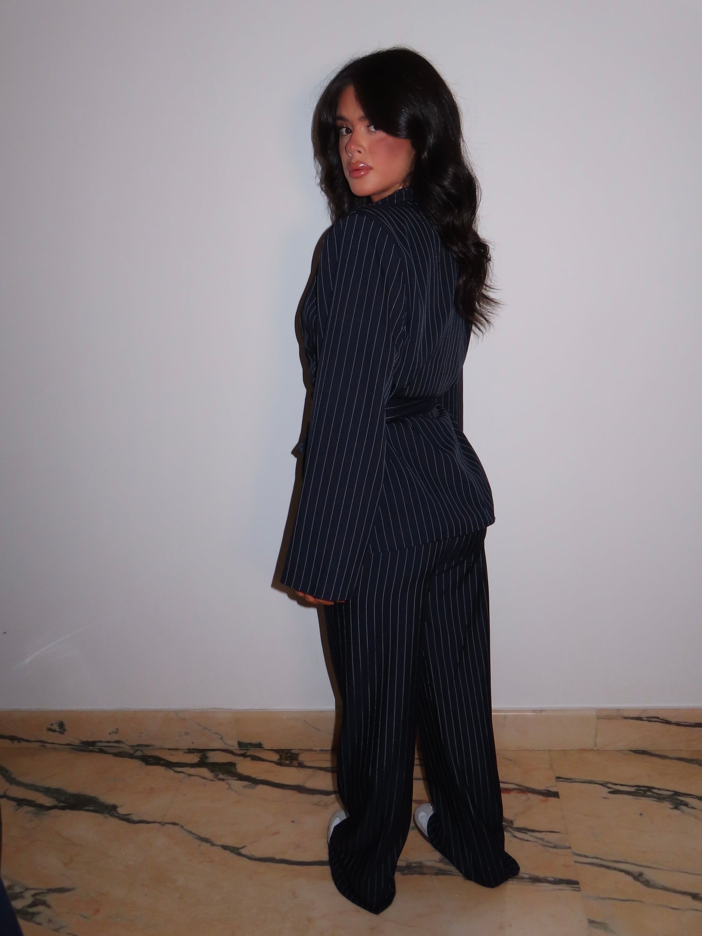 TALLIEUR GESSATO blu navy