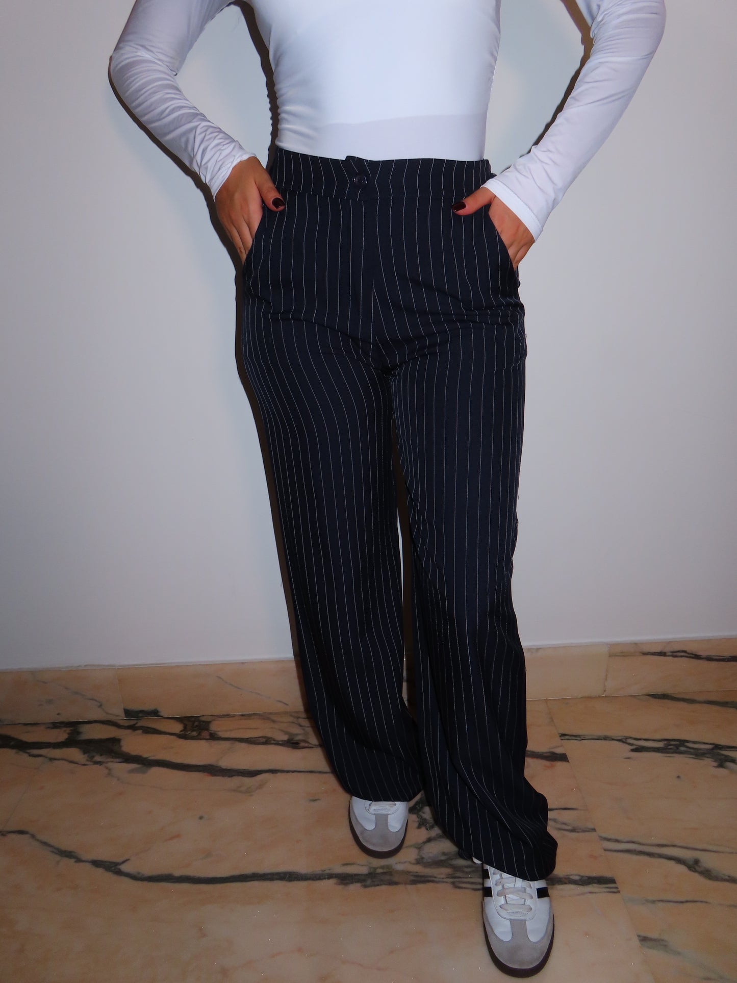 TALLIEUR GESSATO blu navy