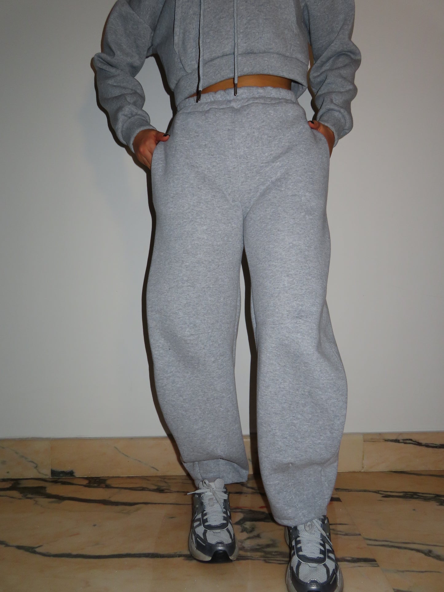 PANTA TUTA BASKET grigio