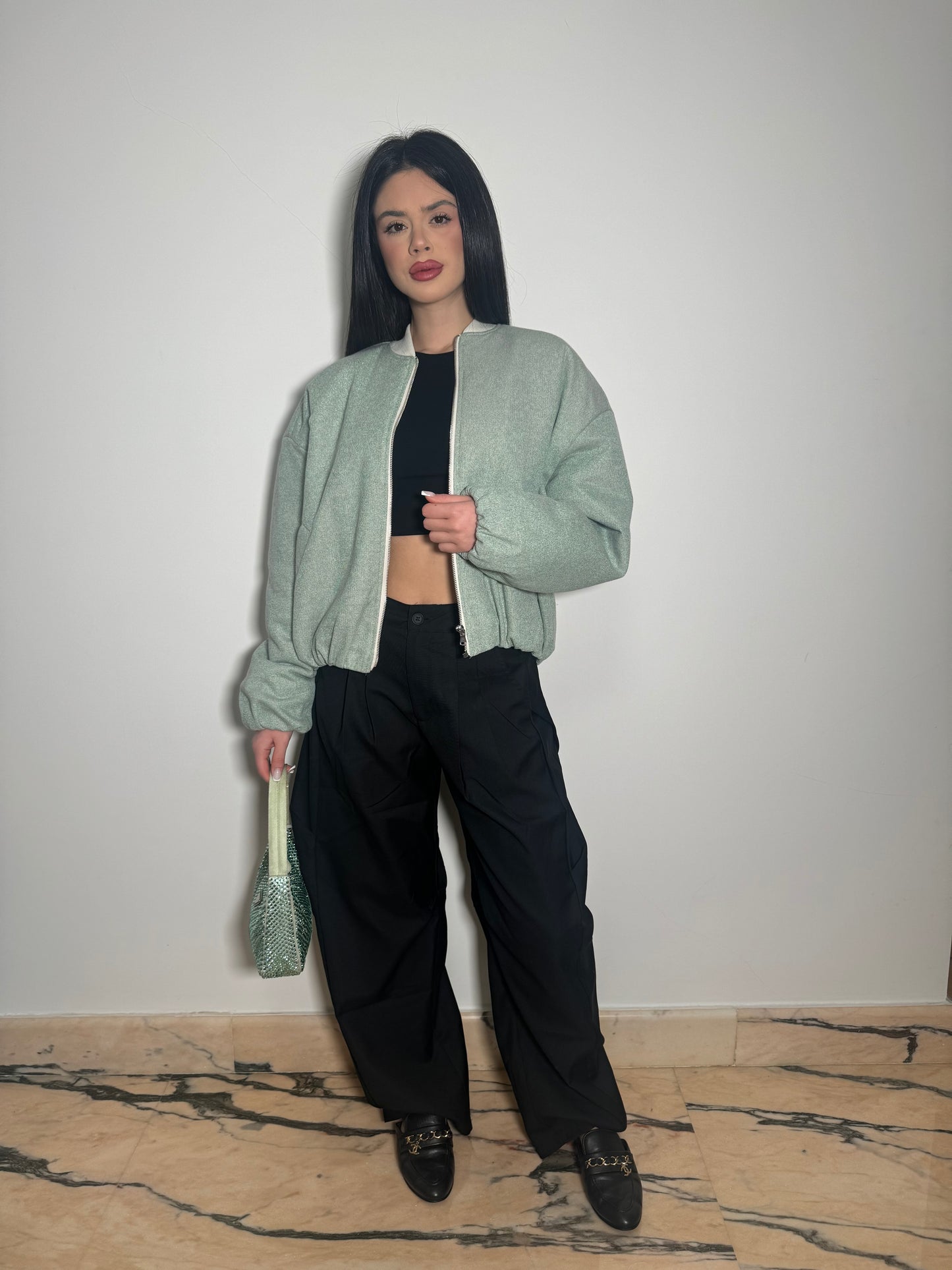 BOMBER LUREX by Lumina