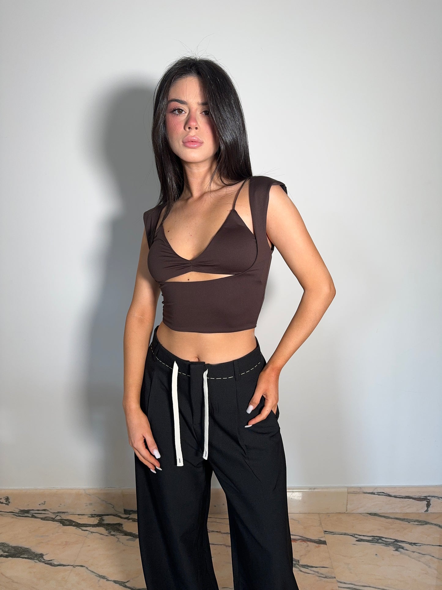 MAGLIA + TOP MACARINE