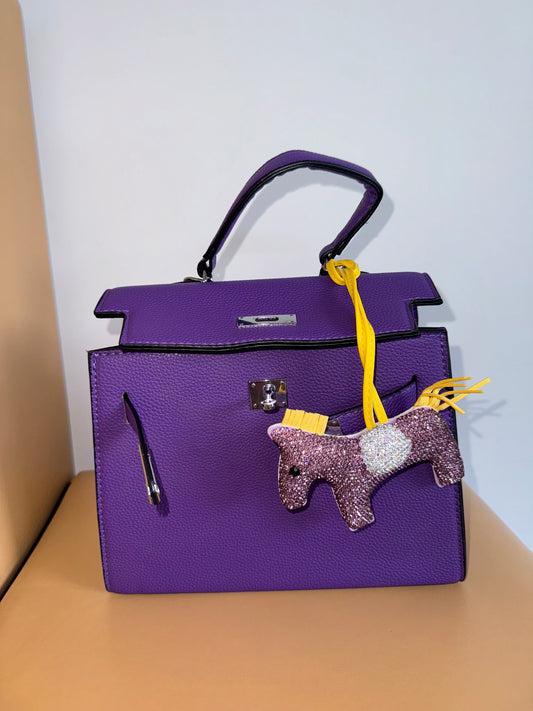 BORSA KELLY MEDIUM VIOLA