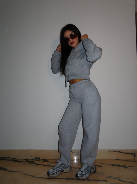 PANTA TUTA BASKET grigio