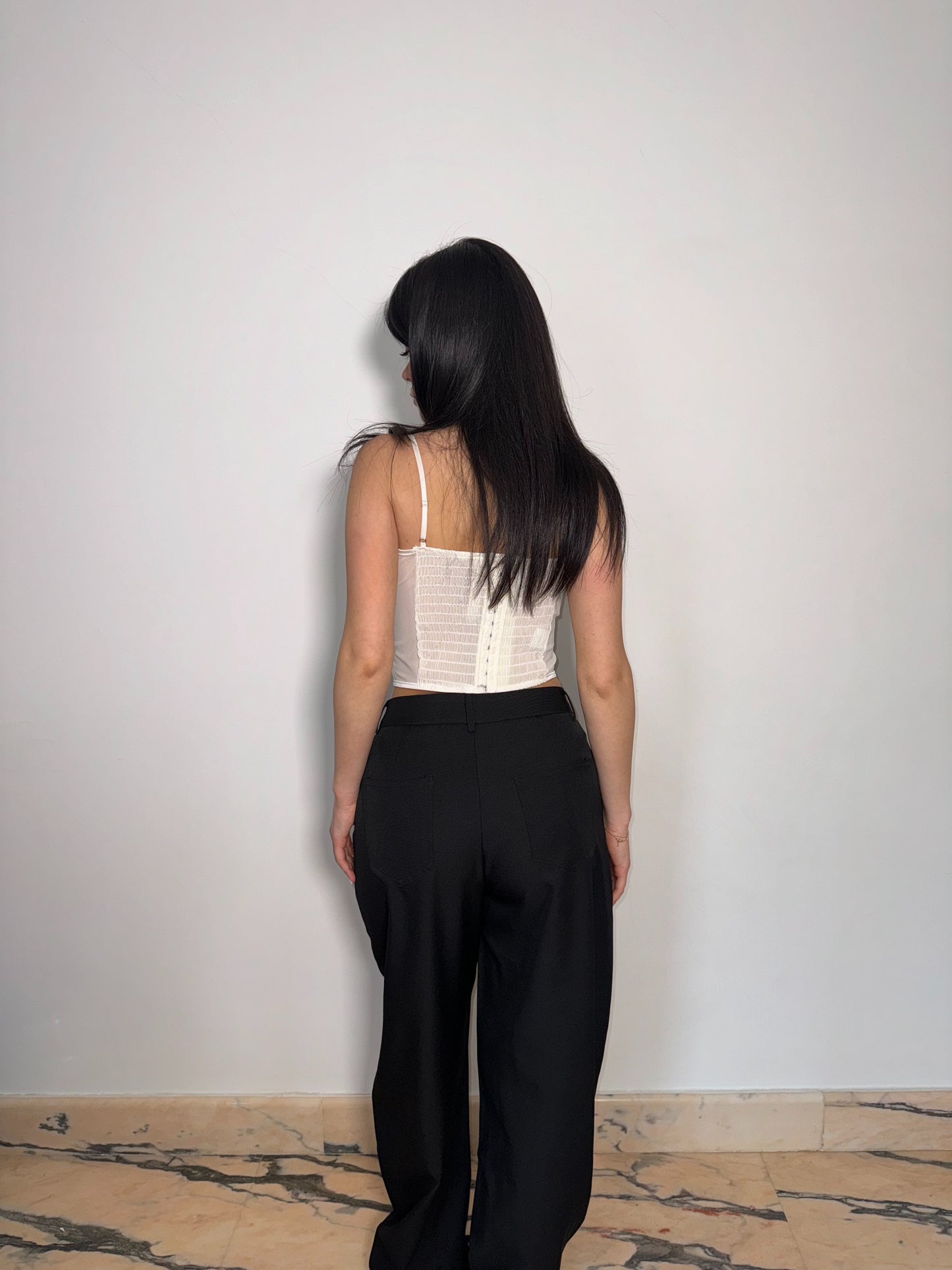 CORSETTO GINNY panna