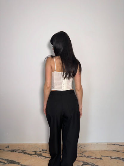 CORSETTO GINNY panna