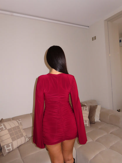 DRESS MAGNIFIC rosso