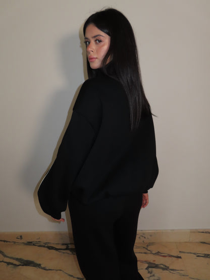 FELPA KIS nero LUMINA