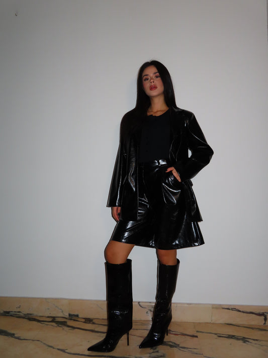 BERMUDA VERNICE nero