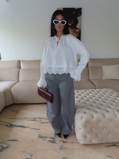 Pantalone Lulu GRIGIO GESSATO