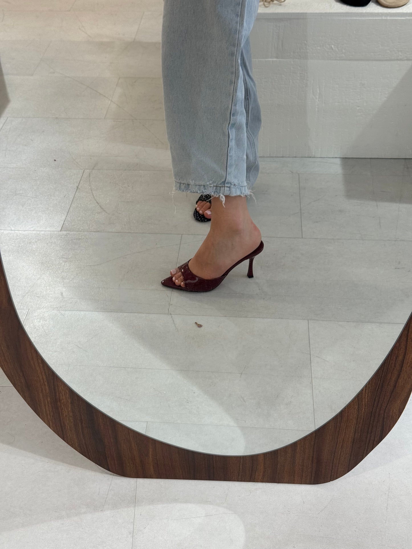MULES VERNICE bordeaux