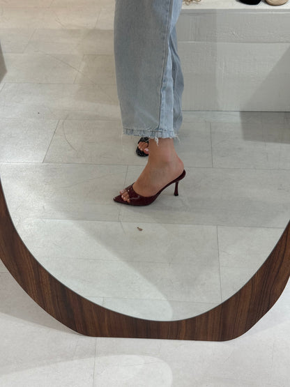 MULES VERNICE bordeaux