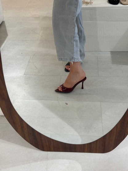 MULES VERNICE bordeaux