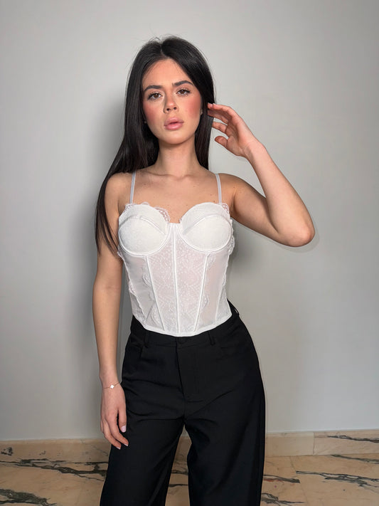 CORSETTO HIL bianco