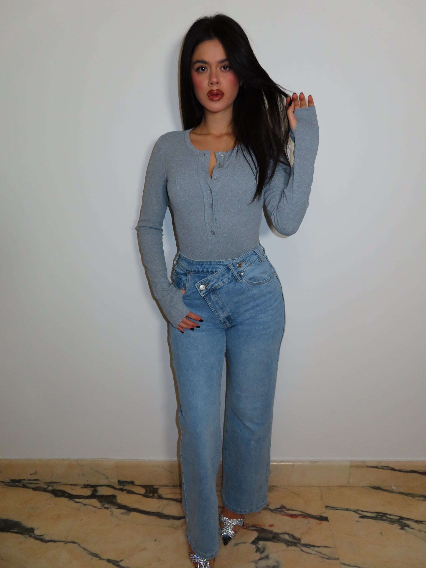 JEANS DOPPIA CHIUSURA