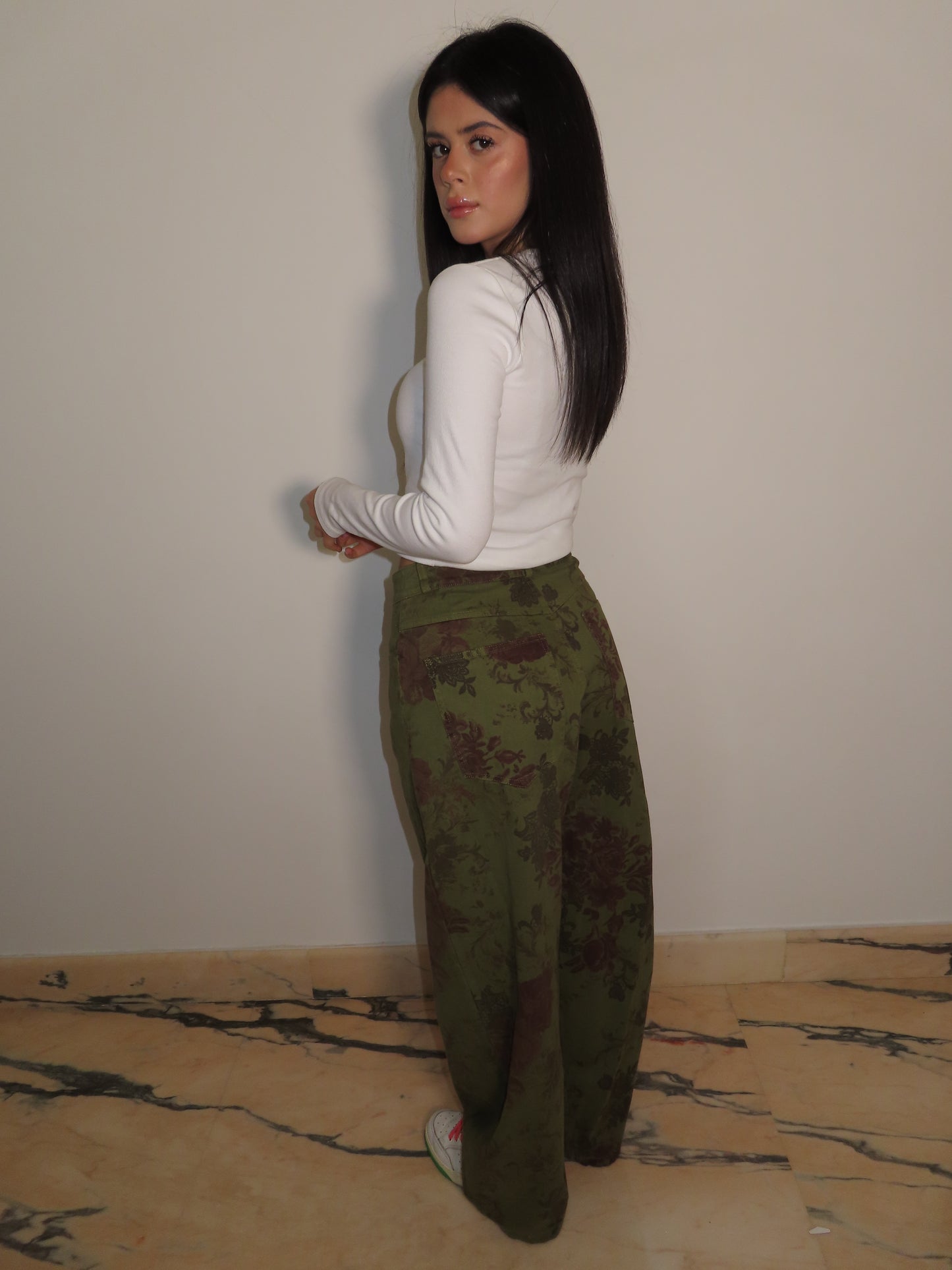 JEANS HIPPY verde LUMINA