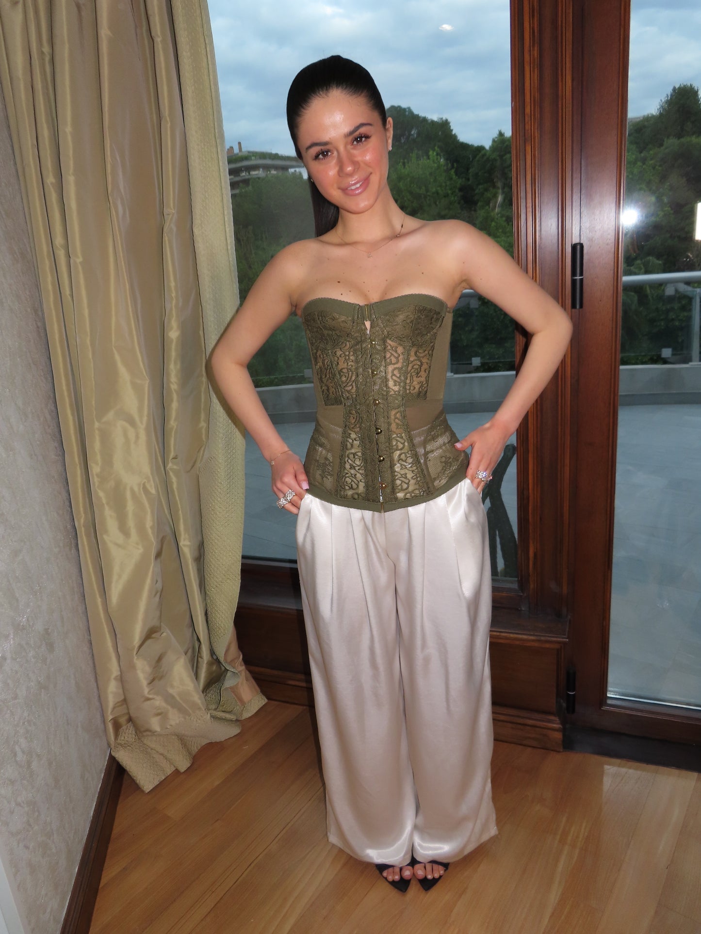 CORSETTO GIOVE verde