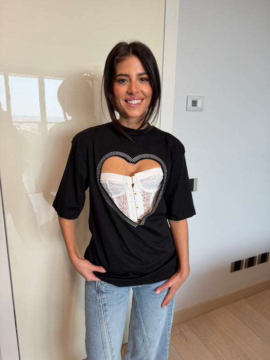 T-SHIRT CUORE tutti i colori