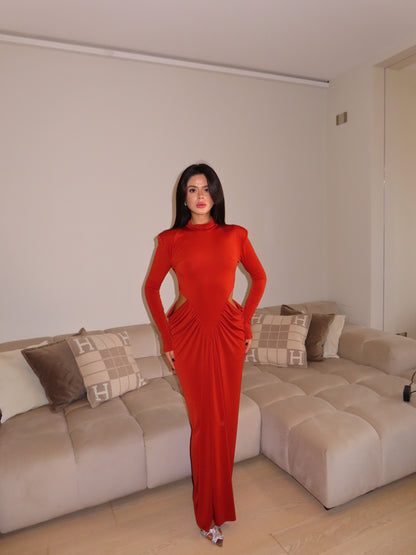 DRESS MANCINI arancio