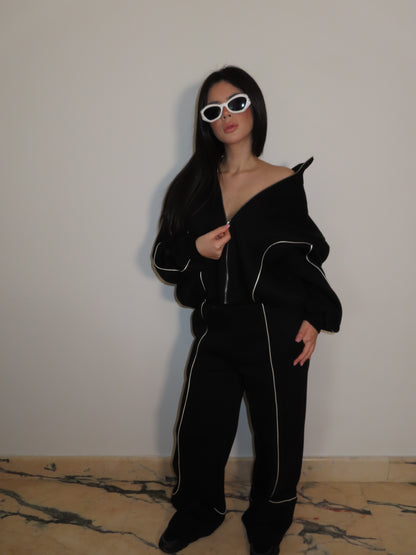 FELPA KIS nero LUMINA