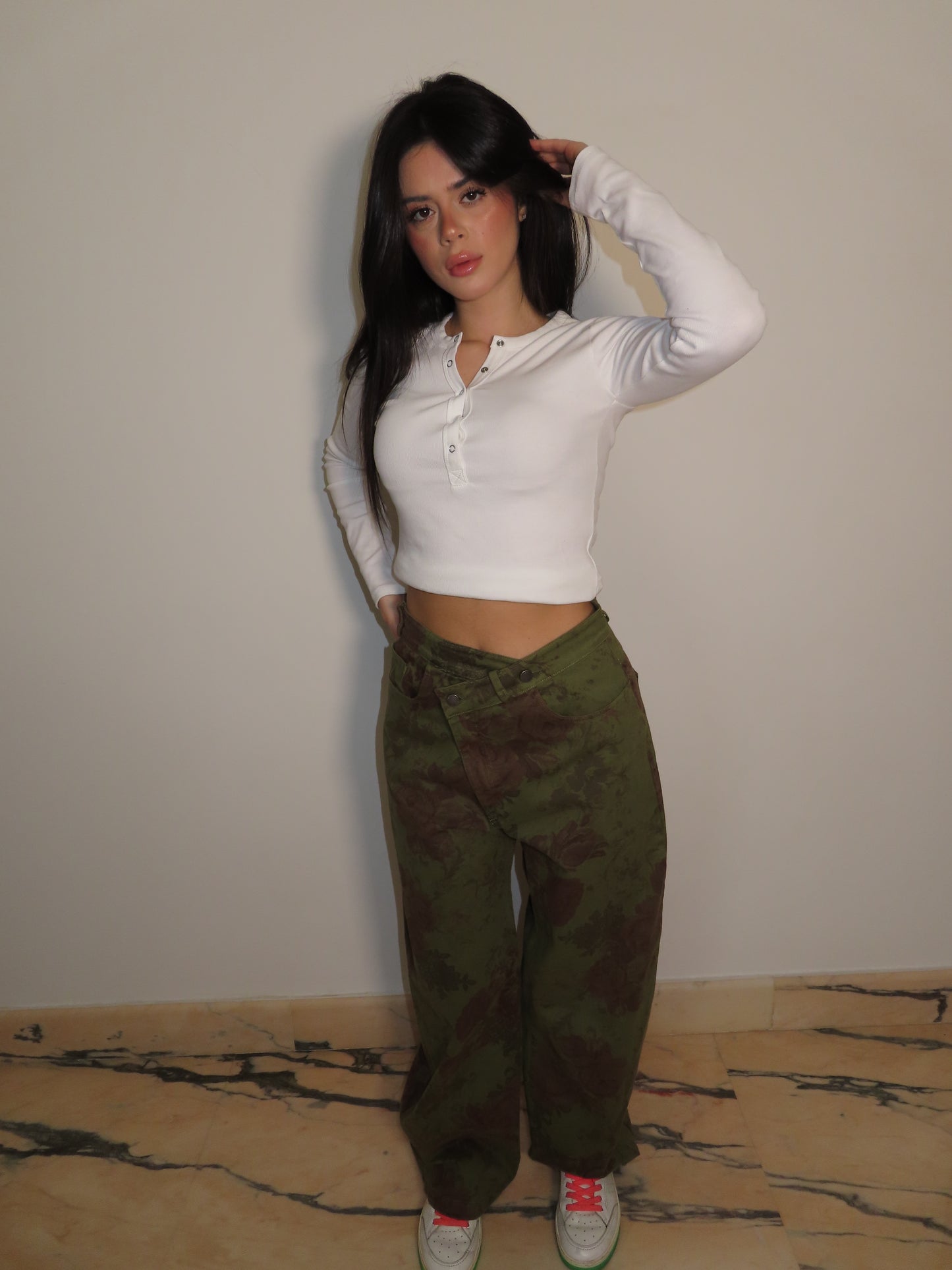 JEANS HIPPY verde LUMINA