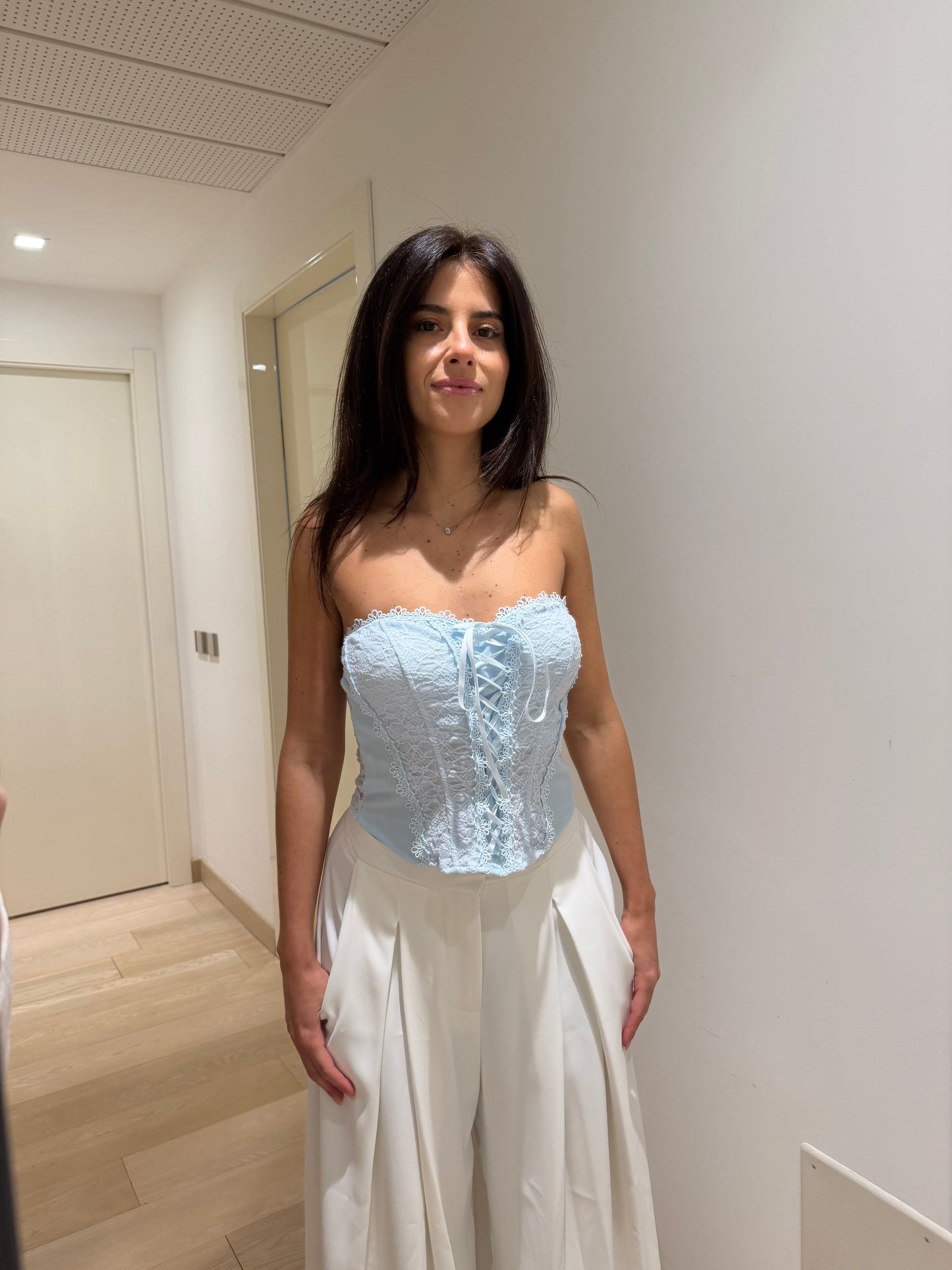 CORSETTO VANESSA celeste