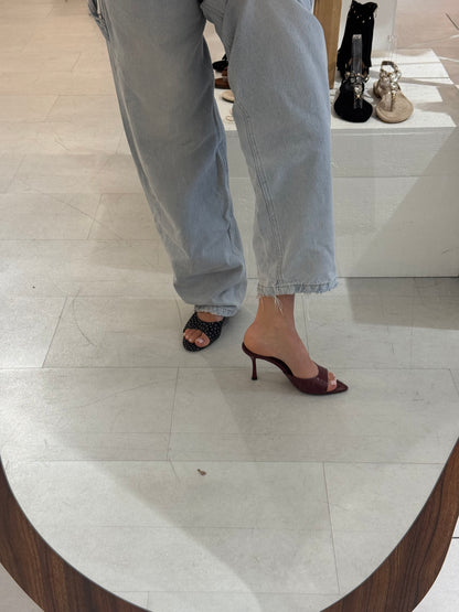 MULES VERNICE bordeaux
