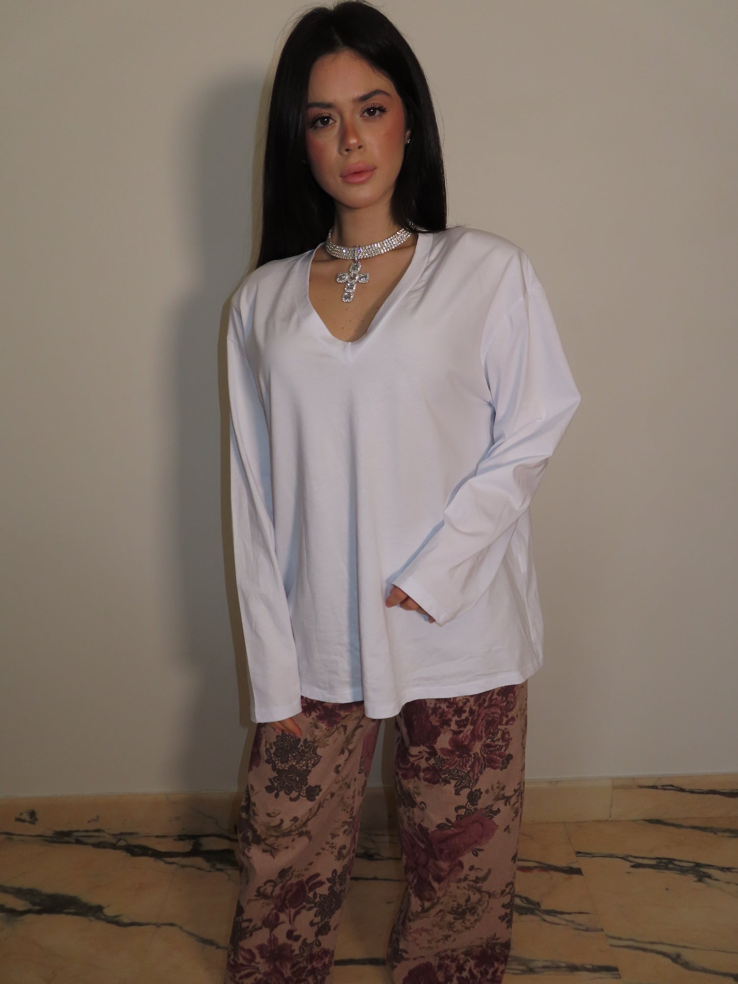 T-SHIRT GIUGGIU bianco