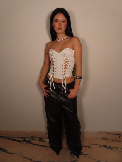 PANTALONE GIDY marrone cioccolato