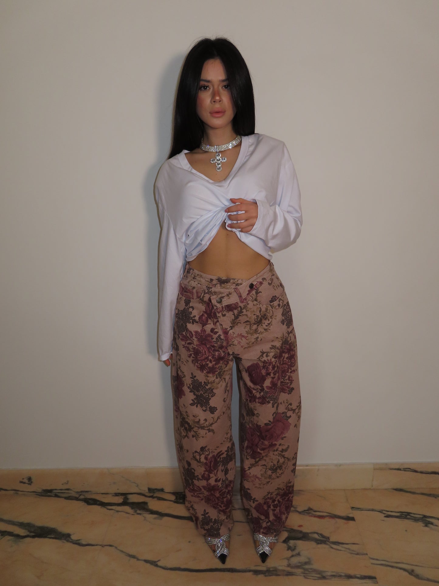 JEANS HIPPY rosa LUMINA