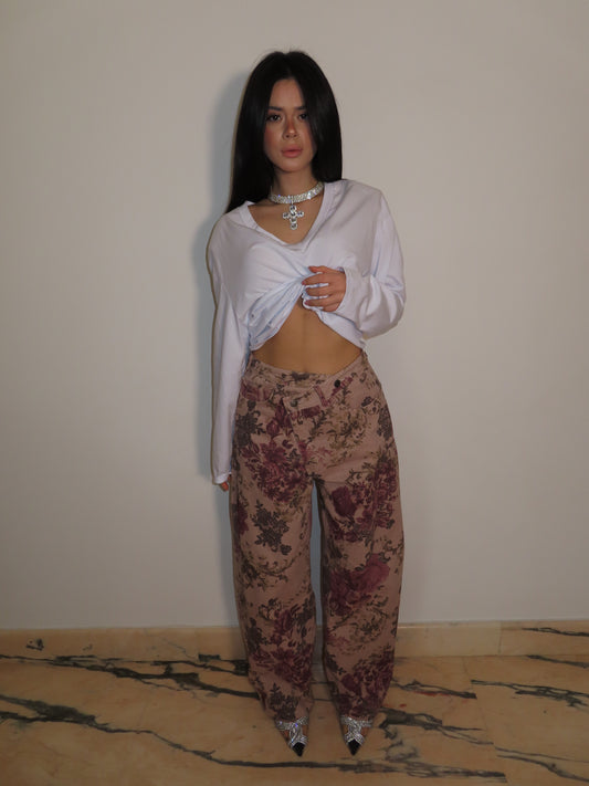 JEANS HIPPY rosa LUMINA