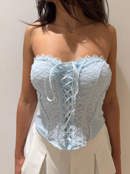 CORSETTO VANESSA celeste