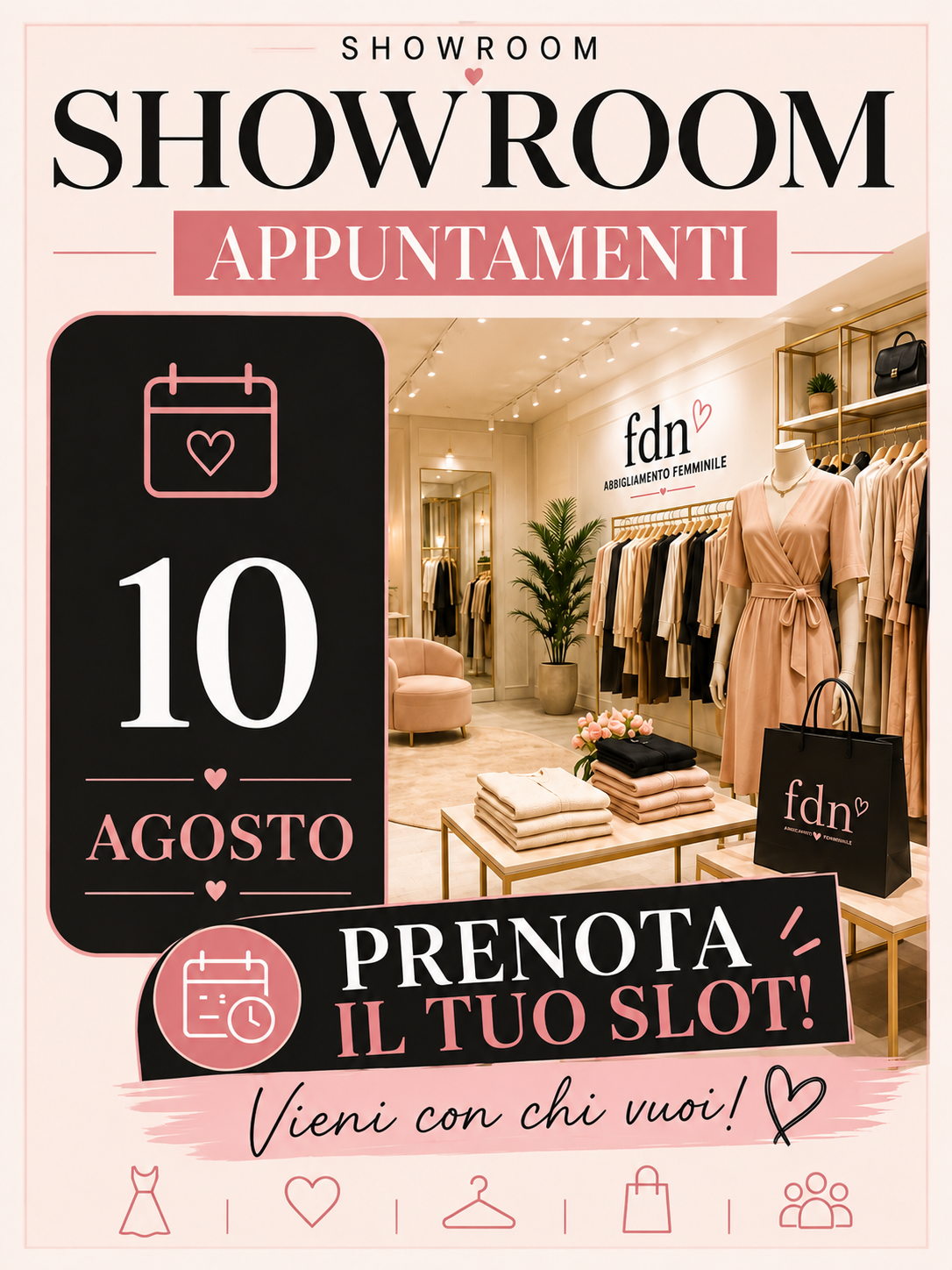 📍 APPUNTAMENTO SHOWROOM 10/07/2026