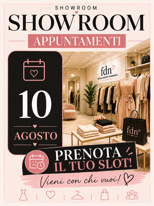 📍 APPUNTAMENTO SHOWROOM 10/07/2026