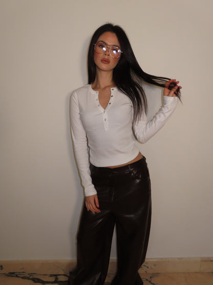 MAGLIA TRANDY bianco