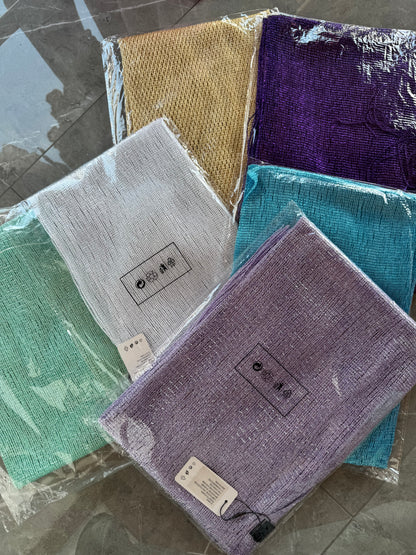 PAREO LUREX con frange tutti i colori