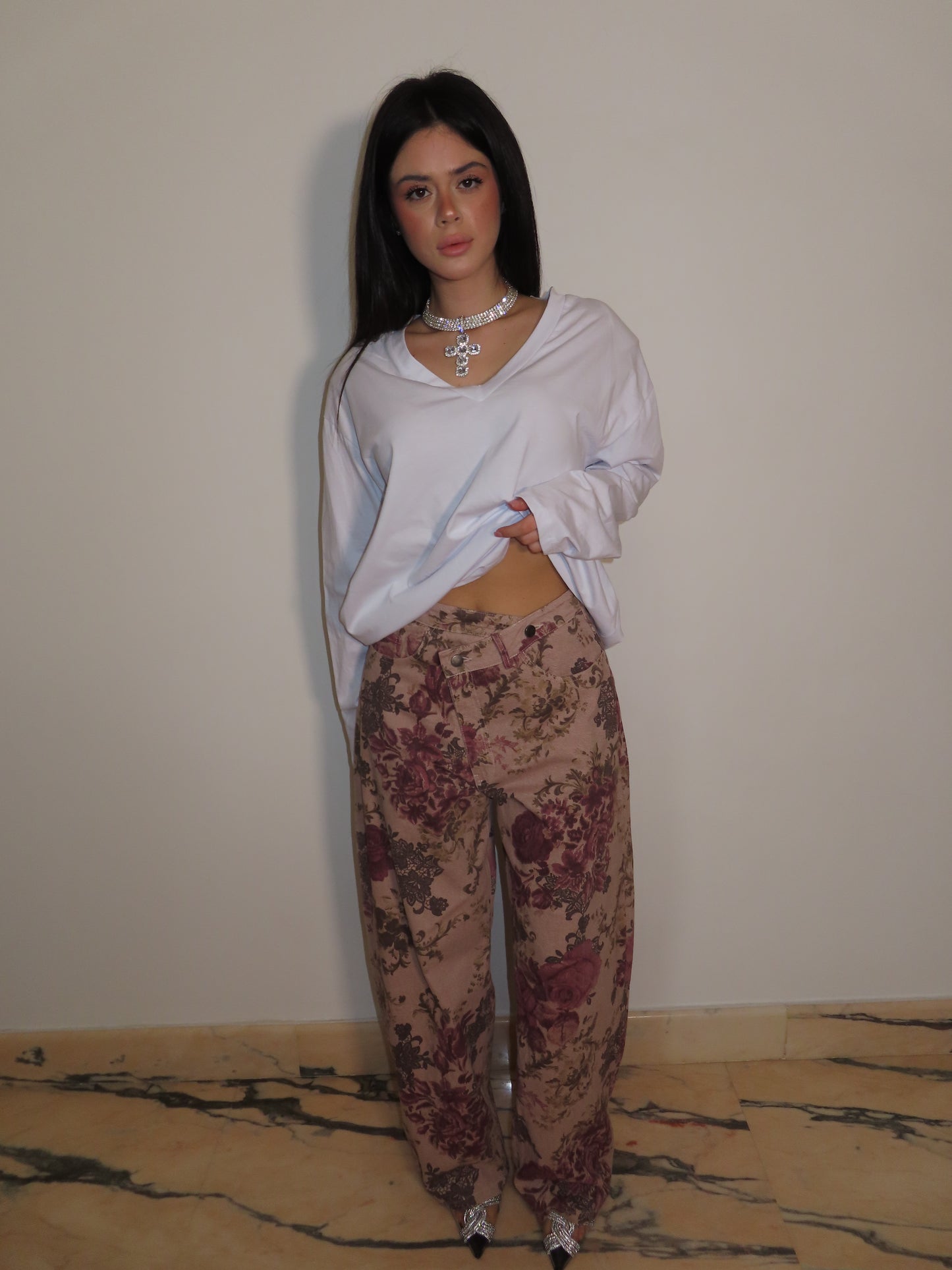 JEANS HIPPY rosa LUMINA