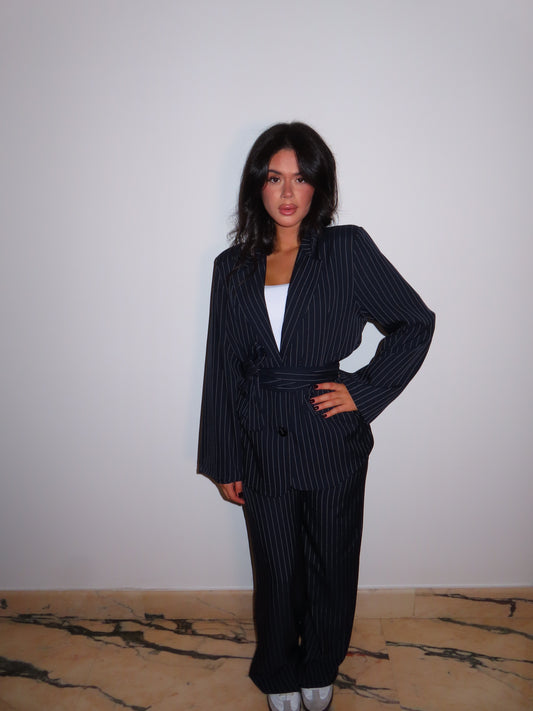 TALLIEUR GESSATO blu navy