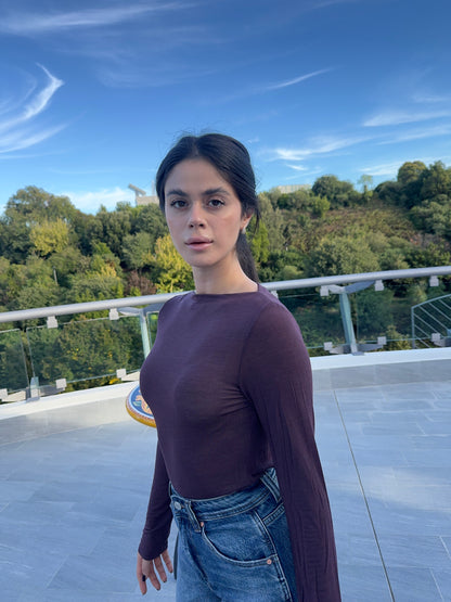 Maglia Misto Cashmere girocollo