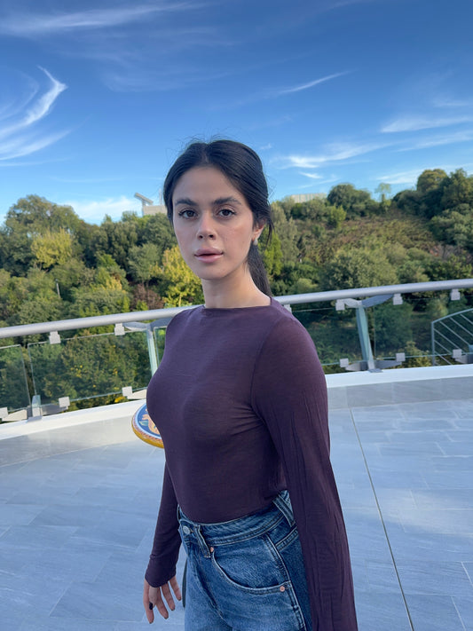Maglia Misto Cashmere girocollo