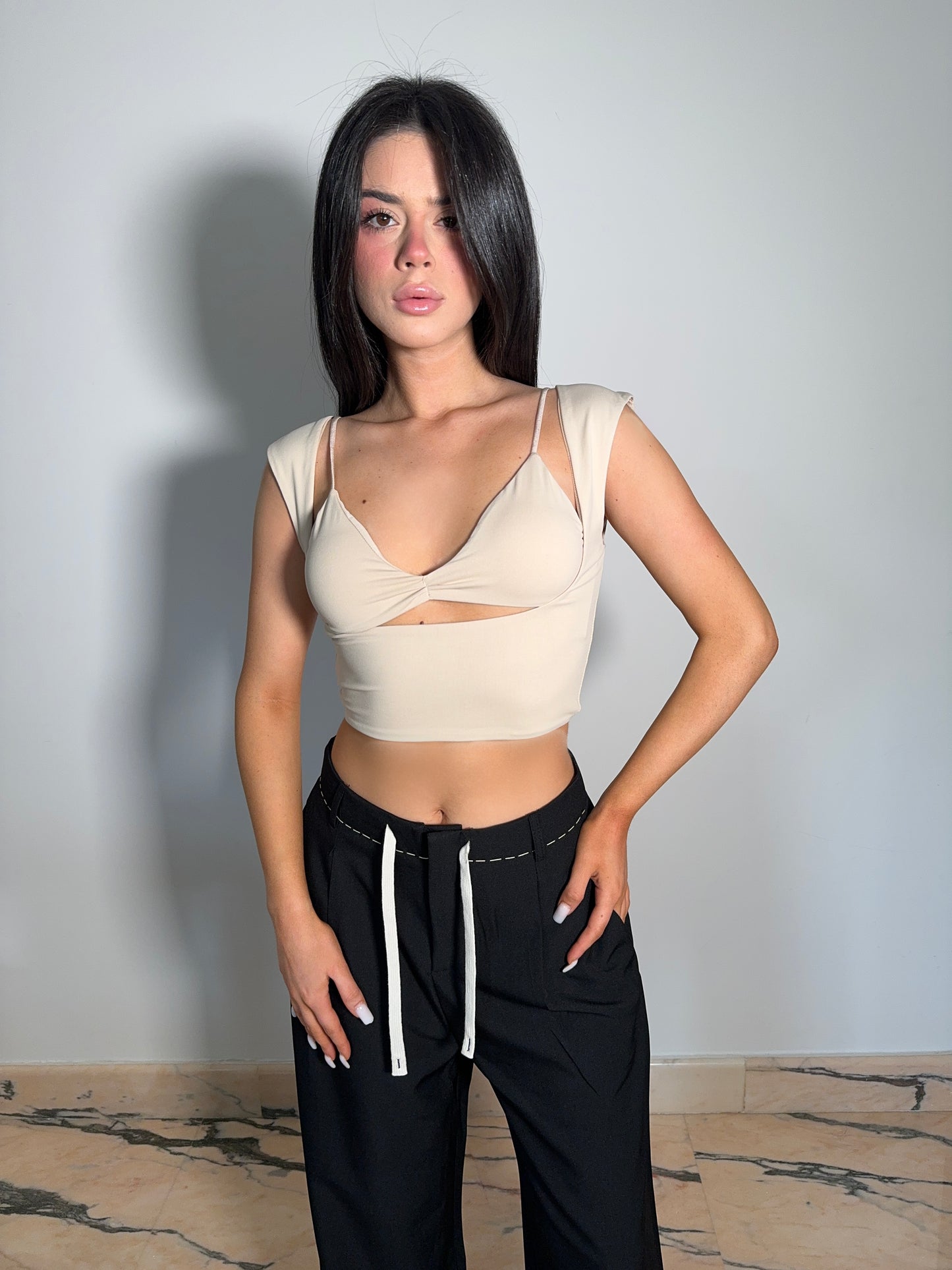 MAGLIA + TOP MACARINE