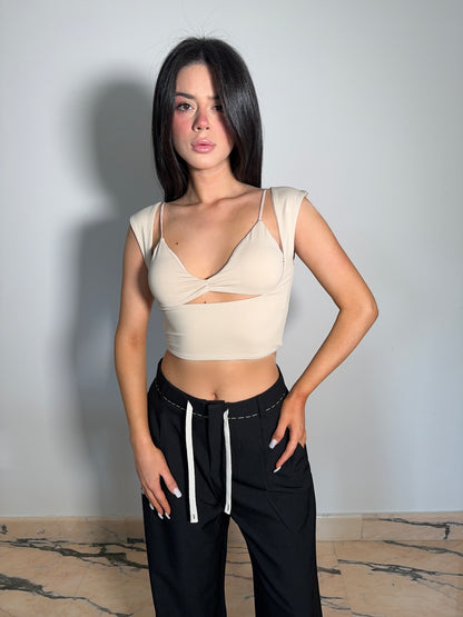 MAGLIA + TOP MACARINE
