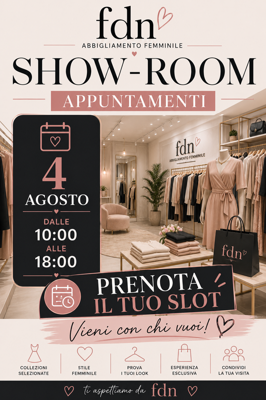 📍 APPUNTAMENTI SHOWROOM 7/07/2026
