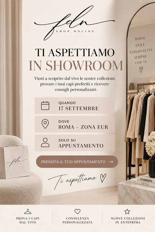 📍 APPUNTAMENTO SHOWROOM 17/09/2026
